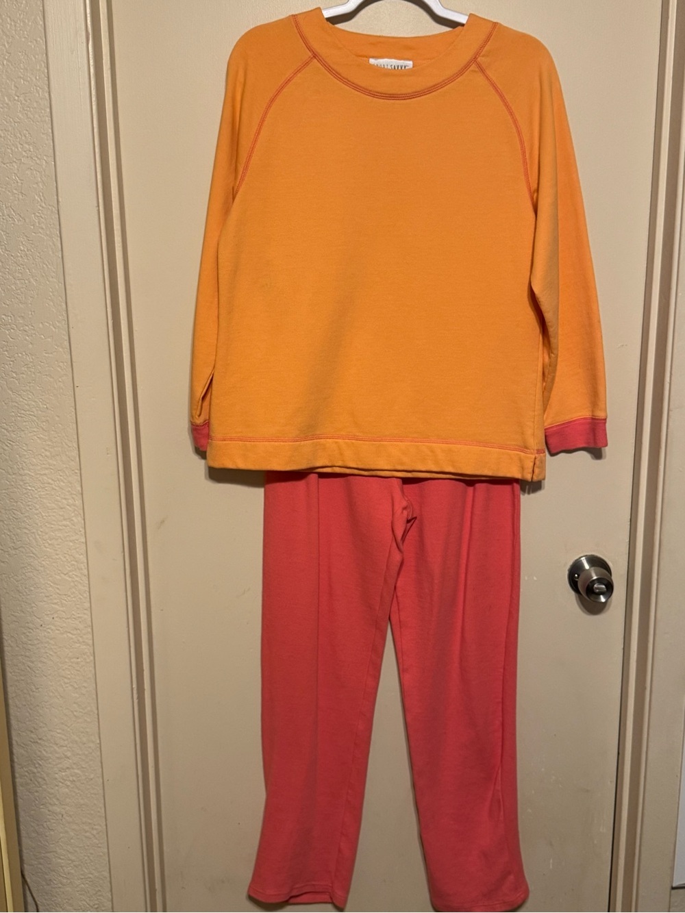Sport Savy Two-Piece Set - Vintage Casualwear Relaxed Fit Bright Playful Color.